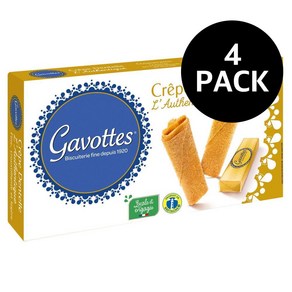 가보트 네추럴 레이스 크레페 비스킷 GAVOTTES natual lace cepe biscuits, 4개, 125g