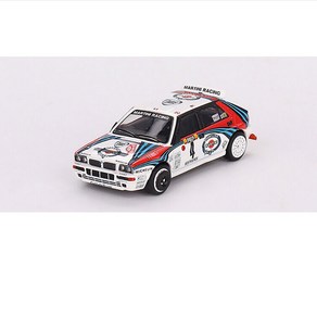 미니지티(455)1:64 란치아델타 Integale Evoluzione 1992 WRC 몬테카를로랠리 우승 마티니 레이싱 No.4, 1개