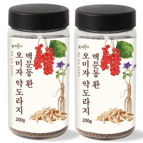 동의한재 오미자 약도라지 맥문동환, 200g, 2개