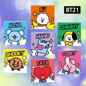 DIY 그림그리기 BT21 코믹 25x25, 쿠키, 1개