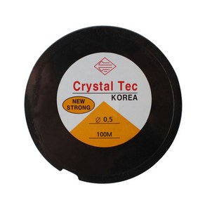 [동대문단추왕] 우레탄줄 0.5mm x 100M, 투명, 1개