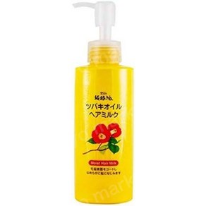 일본 쿠로바라 츠바키 동백나무 오일 헤어 밀크 펌프 (150ml) 1개, 150ml