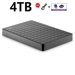 휴대용 고속 하드 드라이브 외장 SDD 용량 컴퓨터 PS5 PS4 용 디스크 128TB SSD HDD 32TB 2TB 4TB USB3.0