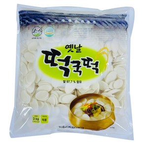 옛날 떡국떡 3kg x 4개 (박스) 약 80인분_대용량, 12kg, 1박스