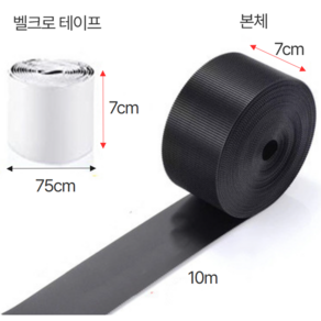 제이로이 책상 쇼파 침대 밑 틈새막이 가림막 밴드, 1개, 10m(폭7cm)