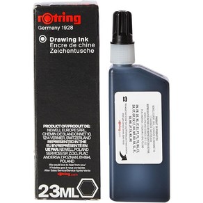 ROTRING S0194660 Ink Fo Isogaph 로트링 잉크 이소그래프용 블랙 23ml 2개