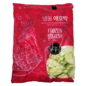 냉동야채 애호박 슬라이스 6mm 1kg, 1개