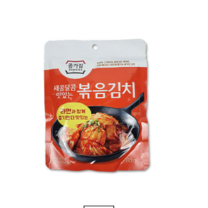 종가집 새콤달콤 맛있는 볶음김치 80g x 5개