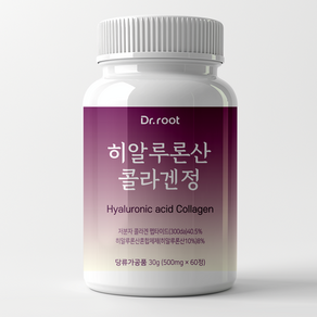 닥터루트 300Da 저분자 피쉬콜라겐 히알루론산 타블렛 500mg