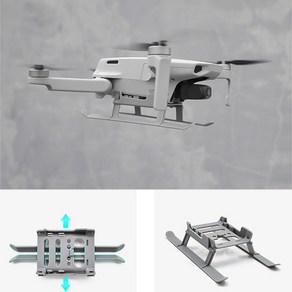 DJI 미니2 매빅미니 미니2 접이식 랜딩기어 익스텐션, 1개