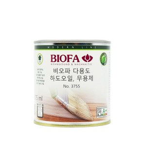 비오파 하도오일 3755 (무용제) (375ml) 목재용오일, 1개