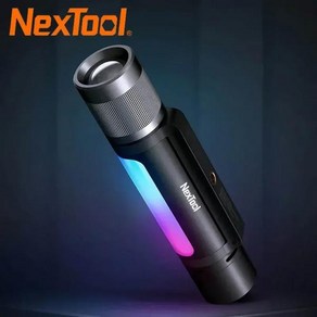 Nextool 야외 음악 손전등 비상 보조베터리 RGB 음악 리듬 조명 토치 900lm IPX4 방수 스피커 12 in 1