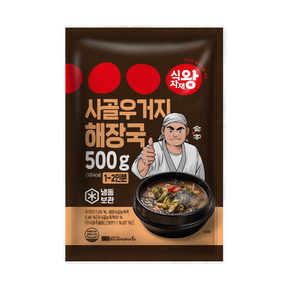 식자재왕 사골우거지 해장국 500g, 1개