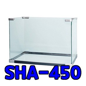 다팜아쿠아 아마존 SHA-450 메탈 보호캡 5T 52L 오픈형 곡 유리 어항 수조 (450x320x360mm), 1개