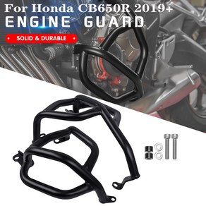 혼다 CB650R CB 650 R CB650 R 2019-2021 고속도로 엔진 가드 크래시 바 범퍼 스턴트 케이지 보호 오토바이 액세서리, 검은색, 1개