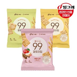 99칼로리칩 3종 30g 20개 /오리지널/버터솔트/애플시나몬, 99칼로리칩 오리지널 10개+애플시나몬 10개