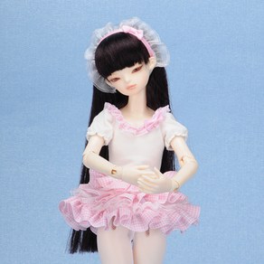 돌모아 구체관절인형의상 43cm MSD 핑크 발레리나 레드 토슈즈 세트 MSD - Gem Ballerina Dress Set (Pink)[A6]