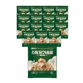 허닭 스팀 닭가슴살 고추맛 100g, 16개