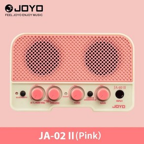 JOYO JA-02 II 전자 기타 앰프 듀얼 채널 충전식 휴대용 미니 블루투스 스피커, 1개