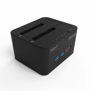 NEXTU USB 3.0 2Bay도킹스테이션 NEXT-964DCU3C 하드미포함