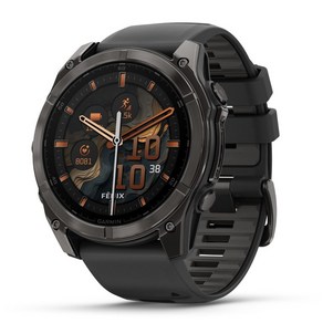 fenix 8 Sapphire AMOLED 51mm Ti Carbon Gray DLCBlack GPS 가민(GARMIN) 플래그쉽 모델 멀티