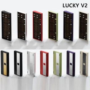 weikav Lucky65 V2 CNC알루미늄 기계식 게이밍 키보드 하우징/하우징 PCB-gasket구조 QMK/VIA지원 전키핫스왑DIY 무선3모드