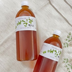 올바른새움푸드 3년 숙성된 100% 매실청 엑기스, 1개입, 1L, 3개