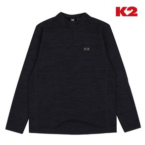 K2 남성 FLYHIKE 멜란지 집업 티셔츠 (ECO) KMU24223-N9