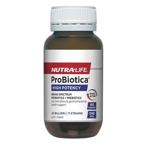 Nuta-Life 뉴트라 라이프 프로바이오티카 하이 포텐시 60정 NutaLife Pobiotica High Potency 60 Capsules Exclusive Size, 1개, 1