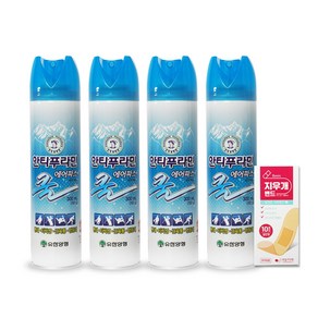 안티푸라민 쿨 에어파스 300ml x 4개 소염진통제 + 지우개밴드 10매