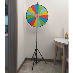 룰렛게임돌림판 복권 80cm 야유회 탁상용 경품 룰렛게임 대형 회전 행운 돌리기, 14 15칸 B타입 50cm 룰렛 화면 포함+화이트보드, 1개