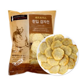 쉐프초이스 한입 감자전 1kg 명절전, 1개