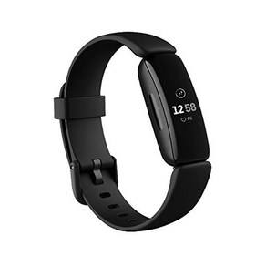 Fitbit Inspie2 피트니스 트래커 Black 블랙 L/S 사이즈/심박계 일본, 한개옵션1