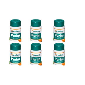 Himalaya Puim Tablet fo Detoxification Pack of 6 ( Total 360 Tablets), 6개