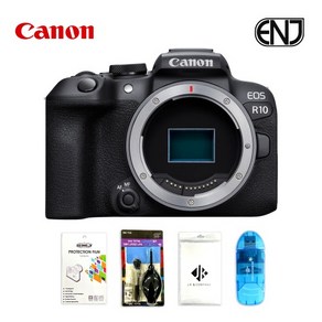 [캐논정품] EOS R10 미러리스 카메라 (Body)+4종 패키지 / ENJ
