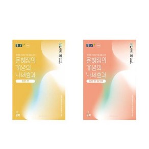 2025 EBS 윤혜정의 개념의 나비효과 입문 편 워크북 1권 문학 워크북 세트 전2권, 국어영역