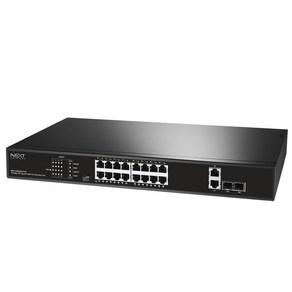 넥스트 기가비트 16포트 2SFP POE 스위칭허브 270W