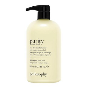 필로소피 퓨리티 클렌징폼 클렌저 세안제 Philosophy Puity 650ml, 1개