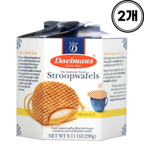 델만스 스트룹와플 허니 460g Daelmans Stoopwafels 네덜란드와플과자, 230g, 1개