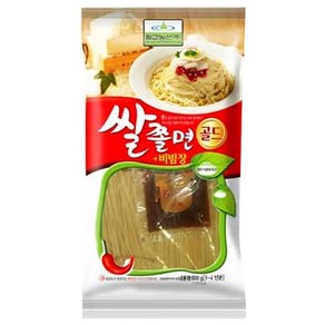 칠갑농산 쌀쫄면골드 + 비빔장, 600g, 2개