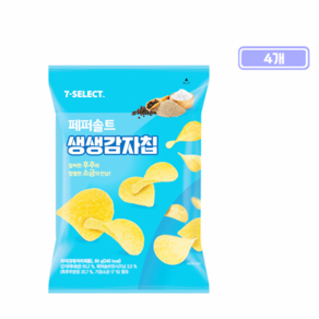 해태가루비 페퍼솔트 생생감자칩, 4개, 60g