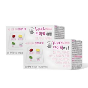 브이팩 여성용 멀티비타민, 30회분, 2개