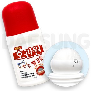 바르는 호관원 빨강통 핫겔 100ml 마사지 스포츠 볼타입 물 파스 스틱, 1개