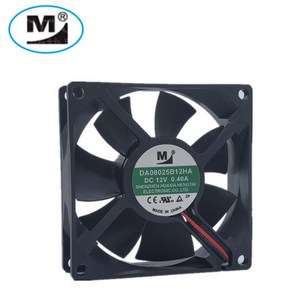 DA08025B12HA 12V 0.4A 8025 8cm 인버터 전원공급장치냉각팬, 04 4 wies, 04 4 wies