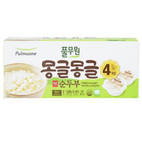 (냉장)[풀무원]몽글몽글옛순두부450gx4, 4개, 450g