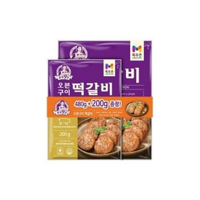 목우촌 떡갈비(480g+200g), 1개