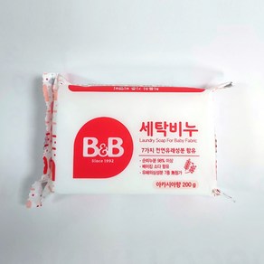 비앤비 유아의류 세탁비누 아기옷 비누 200g X 1개, 아카시아향