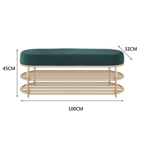 신발장 벤치형 의자 현관 폭좁 오픈 수납장 슬림 정리대, 다크그린100cm