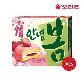 오리온 초코파이 딸기12P(408g) x 5개, 408g