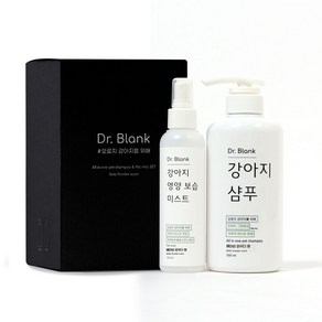 닥터블랭크 반려견 저자극 올인원 샴푸 500ml + 미스트 150ml 세트 베이비파우더향, 1세트